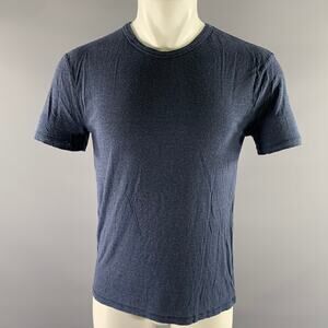 ALEXANDER WANG Size XS Navy Textured Silk Rayon Muscle T-shirt